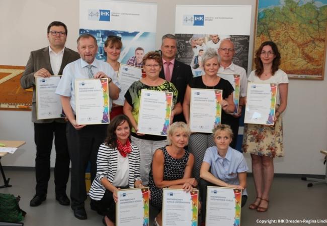 Partnerschaft mit Coswiger Schulen