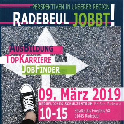 Ausbildungsmesse Radebeul am 09.03.2019